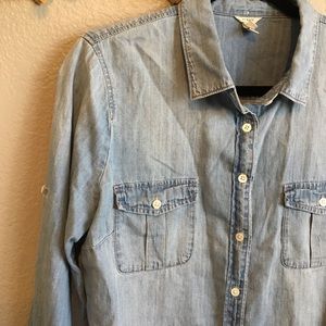 J. Crew Tops - J.Crew Chambray Button Down J. Crew Tops - J.Crew Chambray Button Down